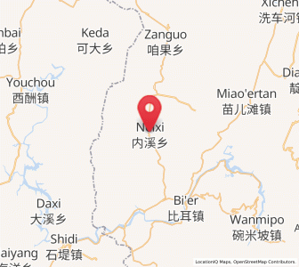 Map of Neixi, Hunan