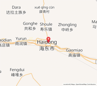 Map of Nianbo, Qinghai