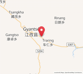 Map of Niandui, Tibet