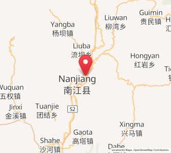 Map of Nianpan, Sichuan