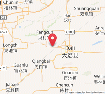 Map of Nianqiao, Shaanxi