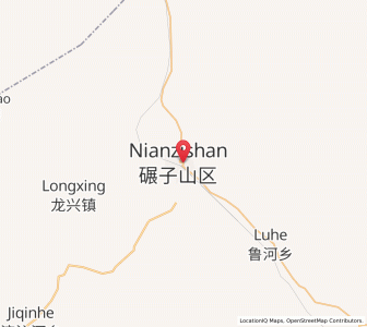 Map of Nianzishan, Heilongjiang