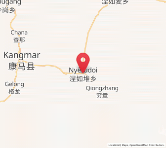 Map of Nieru, Tibet