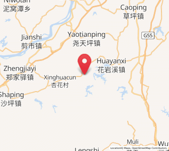 Map of Nijiangping, Hunan