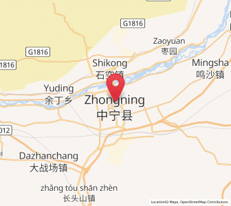 Map of Ning’an, Ningxia Hui Autonomous Region
