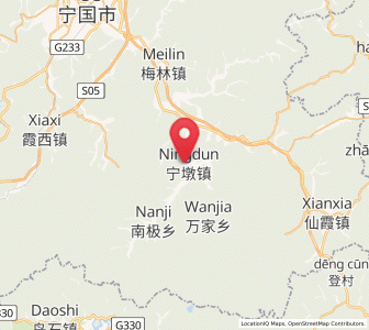 Map of Ningdun, Anhui