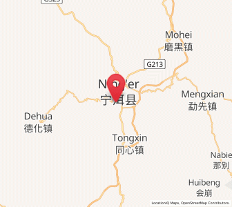 Map of Ning’er, Yunnan