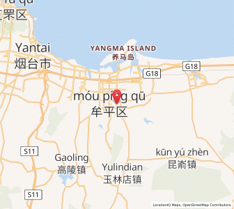 Map of Ninghai, Shandong