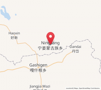 Map of Ningjiang, Heilongjiang