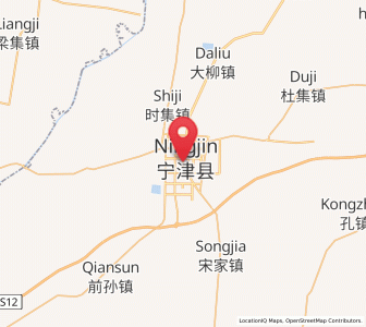 Map of Ningjin, Shandong