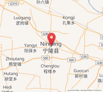 Map of Ningling Chengguanzhen, Henan