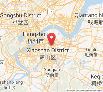 Map of Ningwei, Zhejiang
