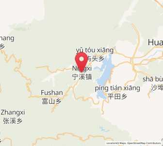 Map of Ningxi, Zhejiang