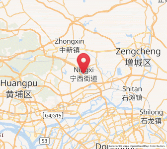 Map of Ningxi, Guangdong