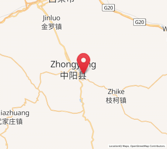 Map of Ningxiang, Shanxi