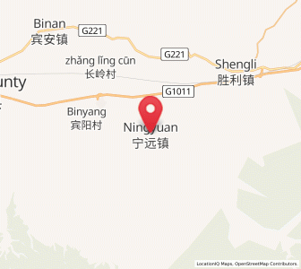 Map of Ningyuan, Heilongjiang