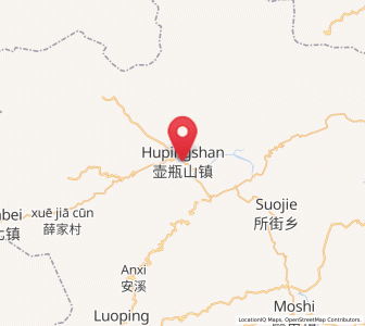 Map of Nishi, Hunan