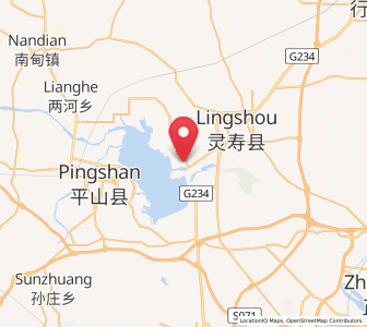 Map of Niucheng, Hebei