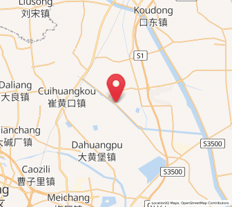Map of Niujiapai, Tianjin