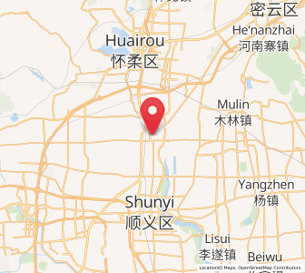 Map of Niulanshan, Beijing