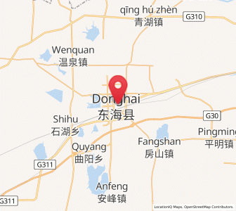 Map of Niushan, Jiangsu