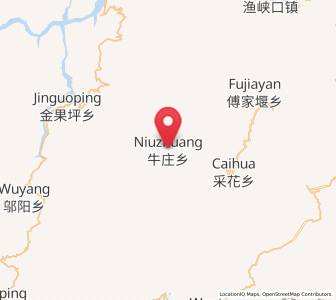 Map of Niuzhuang, Hubei