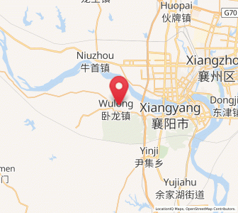Map of Nizui, Hubei