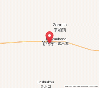 Map of Nomhon, Qinghai