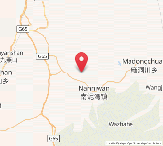 Map of Nongchangbalian, Shaanxi