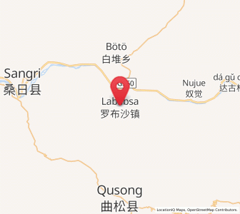 Map of Norbusa, Tibet