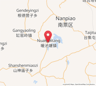 Map of Nuanchitang, Liaoning