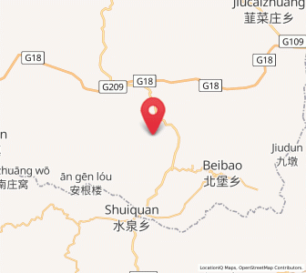 Map of Nuanquan, Inner Mongolia
