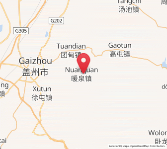 Map of Nuanquan, Liaoning