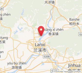 Map of Nübu, Zhejiang