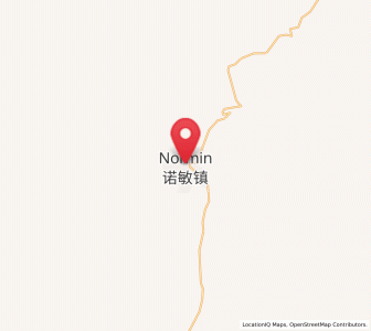 Map of Nuomin, Inner Mongolia