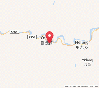 Map of Orong, Tibet