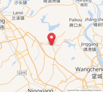 Map of Oujiangcha, Hunan