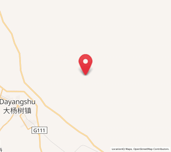Map of Oukenhe, Inner Mongolia