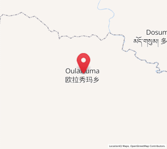 Map of Oula Xiuma, Gansu