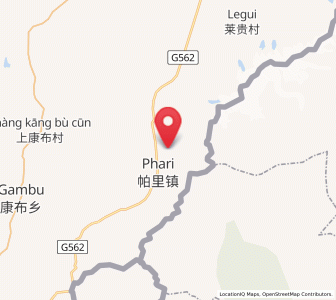 Map of Pagri, Tibet