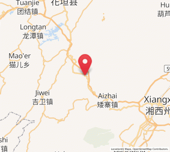 Map of Paibi, Hunan