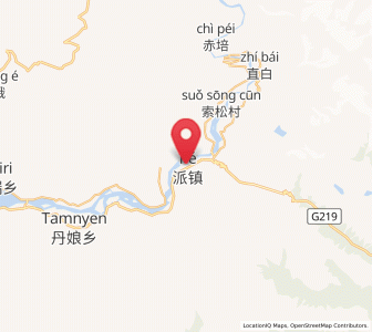 Map of Paicun, Tibet