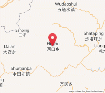 Map of Pailou, Hunan