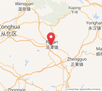 Map of Paitan, Guangdong