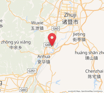 Map of Paitou, Zhejiang