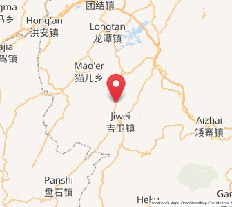Map of Paiwu, Hunan