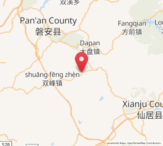 Map of Panfeng, Zhejiang