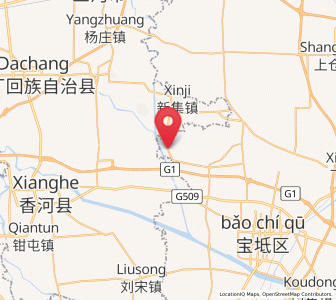 Map of Panggezhuang, Tianjin