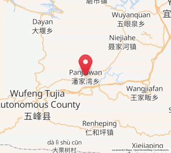 Map of Panjiawan, Hubei