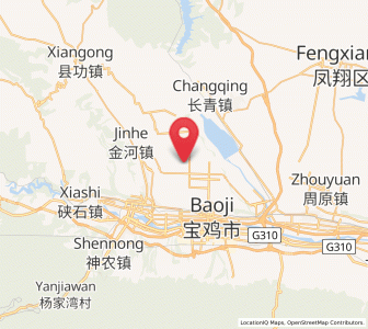 Map of Panlong, Shaanxi